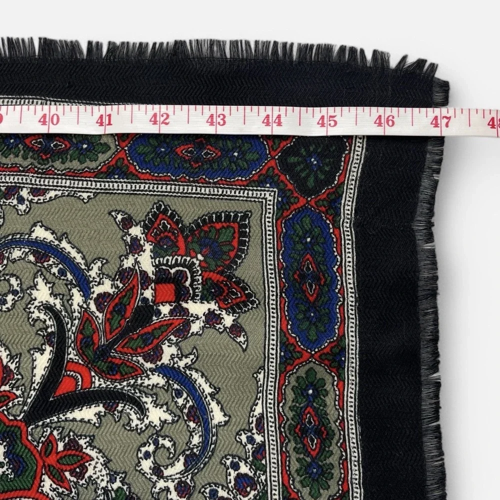 Vintage Italian‎ Scarf Shawl 46x47